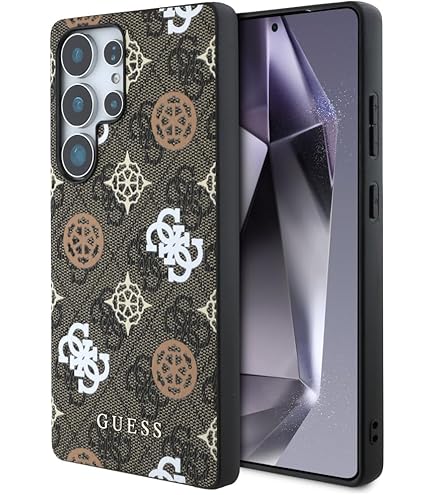 CG Mobile Guess 4G Big Logo Cord Stap Crossbody Carcasa Para IPhone 17 Pro MAX (Negro