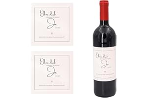 ‎MILABOO MilaBoo® Flaschenetikett in 11 x 11 cm für Sekt, Wein oder weitere Flaschen – Weinetiketten Made in Germany (Trauzeugin 2)