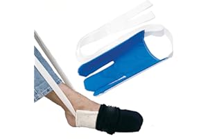 BESTBUY Fairman Socks Aid Easy on and Off Stocking Slider Pulling Assist Device Sock Helper for Elderly/Pregnant or Those with Reduced Mobility to Put on Their Socks Without Bending Down(Navy Blue)