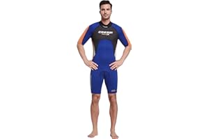Cressi Med X Men's - Shorty męski kombinezon neoprenowy Premium Neopren 2,5 mm
