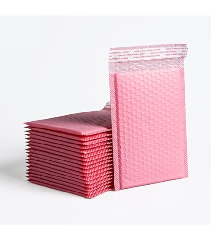 JarThenaAMCS 50Pcs Bubble Mailers 6 X 9 Inch Hot Pink Thank You Poly Padded Envelopes Waterproof Self Seal Mailer Bags For Small Business Boutique Packaging Mailing Makeup Clothes Document Gift - View #4