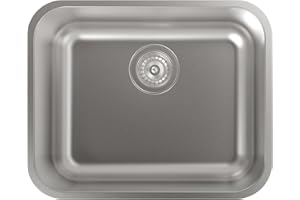 CATA CB 50-40 Évier 43x53 cm Cuve carrée de 0,08 cm d'épaisseur et 20 cm de profondeur Matériau en acier inoxydable Installation dans des meubles de 60 cm