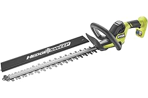 RYOBI - Taille-Haies LINEA 18V ONE+ 50cm - Design en Ligne - Lames - Écartement 24mm - Livré avec Collecteur de Déchets HEDGESWEEP, Fourreau de Protection (ni Batterie ni Chargeur) - RY18HT50A-0