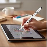 CaseOnn Apple Pencil Pro Kılıf Pastel Benek Desenli Silikon Siyah (&Uuml;r&uuml;n Kalem DEĞİLDİR)