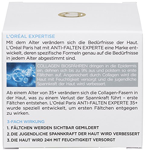 L’Oreal Paris Gesichtscreme Anti-Falten Experte Feuchtigkeitspflege 35+, 1er Pack (1 x 50ml) - 6