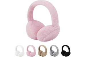COSIESNEST Winter Fluffy Ear Muffs Plush Soft Women's Earmuffs Windproof Outdoor Ear Warmers Fit Skiing Running Ears Covers Protector for Women Men Kids