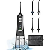 AQ Smile Cordless Water Flosser Picks For Teeth Cleaning,Portable Dental Oral Irrigator With 5 Modes 6 Jet Tips, Rechargeable Water Floss Teeth - View #4