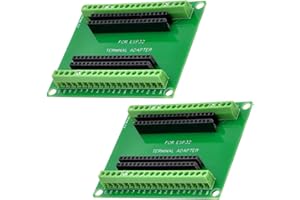 KLOP256 2 Stücke ESP32 Breakout Board Erweiterungskarte Kits GPIO 1 in 2 mit Wireless WiFi Bluetooth für 38PIN Narrow Version ESP32 ESP-WROOM-32 Mikrocontroller Entwicklungsboard