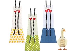FRUNIMALL 3 pañales de Pollo para Mascotas, pañales Reutilizables para patitos, Lavables y Reutilizables para Aves de Corral, pañal de Moda para Mascotas gallina de Ganso Pato Paloma de Pollo (M)