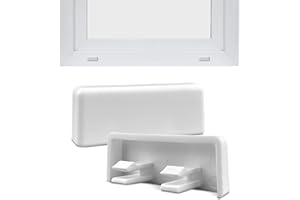 Ante bellum Lot de 20 bouchons pour fente d'eau de fenêtre pour un drainage efficace - Évitez les dommages causés par l'eau et la condensation sur vos fenêtres (blanc RAL 9016)