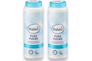 VOLANS Fußpuder von Balea, desodorierend und feuchtigkeitsbindend, 2 x 100gr Für frische und trockene Füße
