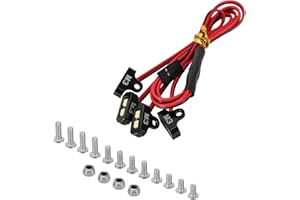 INJORA 4LED Rock Lights Kit für SCX10 TRX4 1/10 RC Crawler, Weiß