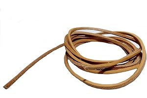 AW-Collection Lederriemen Lederschnüre Lederband Rindleder 2 m schwarz braun oder natur