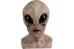 ETUCYNG Máscara Realista De Extraterrestre 2024, Máscara De Alienígena Aterradora, Máscaras De Extraterrestres De Látex De Cabeza Completa, Máscaras Realistas Para Hombres Y Mujeres