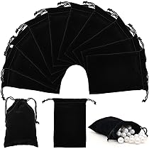 12 Sacchetti Velluto Per Gioielli - 7x7 Cm, Con Bottone A Pressione, Verde