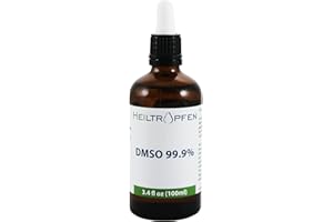 LOW ODOR DMSO - Dimetilsulfóxido liquido 3.4 Oz - 100 ml | Ingredientes de grado farmacéutico | Elevata purezza | Heiltropfen®