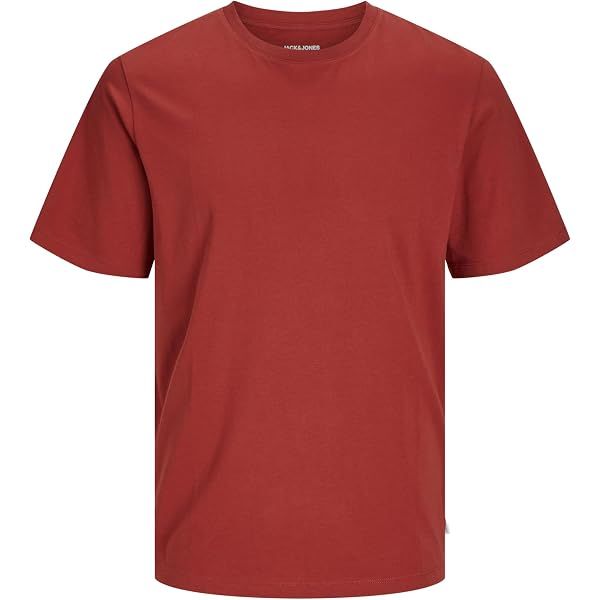 Camiseta Básica JACK & JONES Jorbronx Para Hombre - Manga Corta, Cuello Redondo - Tejido Suave Y Ligero