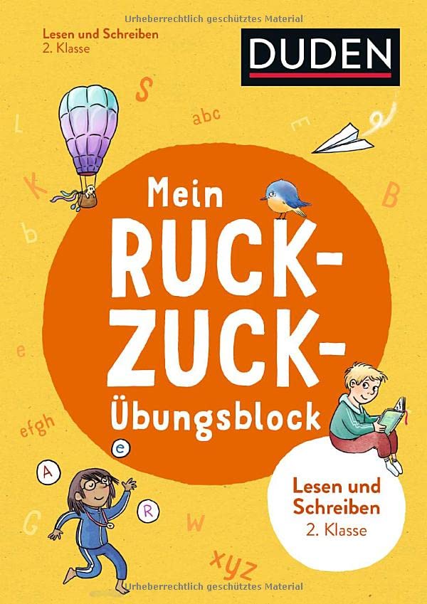 Mein Ruckzuck-Übungsblock Lesen und schreiben 2. Klasse: Mit ...