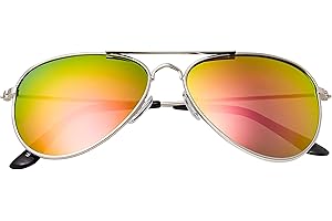 UltraByEasyPeasyStore Kinder-Sonnenbrille, Piloten-Stil, klassische UV400 Farbtöne