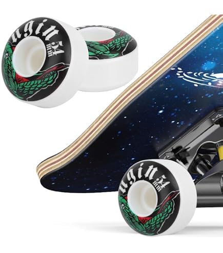 Roues De Skateboard 52 Mm X 30 Mm (lot De 4) - PU Haute Résilience, Dureté 100A - Pour Cruiser, Longboard Et Terrains Variés
