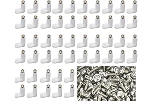 CHUANGOU 100 Pieces Pied de Montage PCB，L Pied de Montage PCB，pour Carte Mere Pieds de Jeu Console Carte Mère Pieds en Fixes.