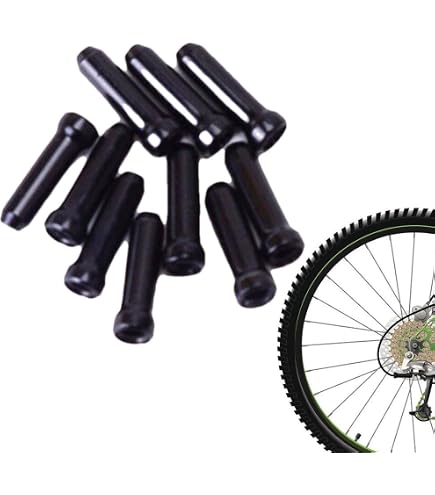20/40pcs Tappi Terminali Per Cavi Per Bici In Lega Di Alluminio Puntali - 11