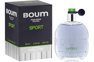 JEANNE ARTHES - Parfum Homme Boum Sport - Eau de toilette - Flacon Vaporisateur 100 ml - Fabriqué en France à Grasse
