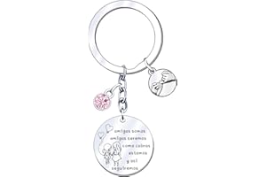 JRZDFXS Regalo de buenos amigos Regalo Amiga Llaveros para Amigas y Hermanas Llaveros para Tu Mejor Amiga regalos de cumpleaños Regalo Graduación Regalo Navidad