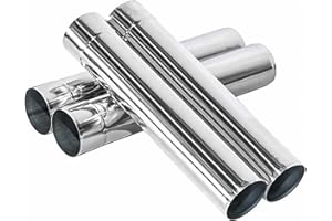 OTOfire Stove Pipe Set Chimney Pipe, Straight Chimney and Elbow Pipe 2 Pcs