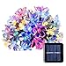 Produktbild Herfair Solar-Lichterkette für den Außenbereich, 6 m, 50 LED-Lichterkette für Garten, Party, Zuhause, Weihnachten, Terrasse (mehrfarbig)