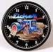 Produktbild WANDUHR mit Motivdruck "TRAKTOR blau - EICHER DIESEL" NEU (56716) Uhr