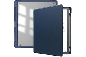 HGWALP Custodia trasparente Slimshell per Kindle Scribe 10.2" (2024/2022 Rilasciato), Kindle Scribe Case Cover 10.2 pollici 2024/2022 con supporto della penna e funzione di sonno/sveglia automatica-NV