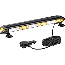 Luce Stroboscopica 54 LED Per Veicoli | 27 Modalità Lampeggio | Base Magnetica | Impermeabile IP65 | 12/24V - Foto 7