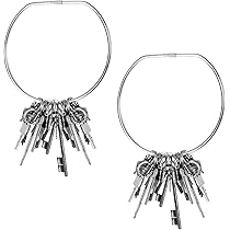 5 Anneaux De Marchandises Avec Fermeture Rapide, Grand Anneau