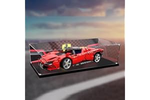 FYHCY Vitrine en Acrylique pour Modèle (SP3) - Compatible avec Lego 42143 - Vitrine (Vitrine Uniquement, Modèle sans Blocs de Construction) Inkjet