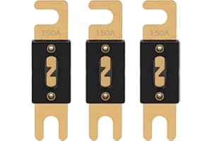 VEXUNGA ANL Fusible 150A 32V Fusibles ANL-150A Voiture à Plats 150 Ampère 32VDC pour Auto Audio Protection (Lot de 3 Pièces)