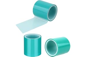 PXRLMYF 3 Pcs Green Craft Bande transparente ruban Ruban Adhésif pour UV Résine Époxy Outils de Cadre en métal de Bijoux pour Cadre Creux UV Époxy Résine Artisanat DIY 15m