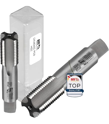 Taraud à Filetage Droit M25 X 3 En Acier Rapide 6542 - Longueur 130 Mm, Pas 3 Mm, Pour Tours, Perceuses...
