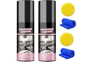 Matame Car Interior Cleaner, 2025 Nettoyage Voiture Interieur, Nettoyage Cuir Voiture Interieur, Produit Nettoyage Voiture protège et revitalise Les sièges, Tableaux de Bord, Volants (2PCS)