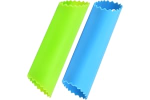 RUNFENG Pack de 2 Pelador de Ajos Removedor de piel de Silicona,Magic Silicone Garlic Peeler con Rodillo Apto para Lavavajillas,Fácil de Pelar Los Dientes de Ajo