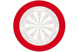 Unicorn Dartboard Backboard Surround | Pro Slimline | Heavy-Duty High Density Injection Moulded EVA Plastic | No Fixings Required | Red