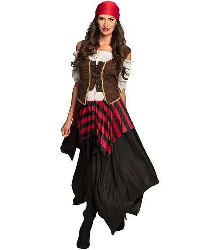 Deguisement pirate femme d'occasion - Vêtements