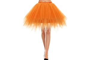 Bbonlinedress Jupe Tulle Ballet Tutu Danse Classique Courte Style Années 50s en Tulle Evasé