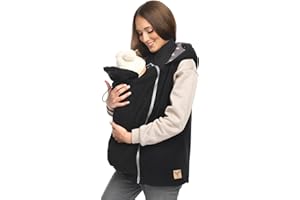 MijaCulture 3in1 ärmellos Trageweste Umstandspullover/für Tragetuch für Babytrage 4131