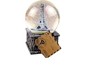 Warmhm Vintage-Dekoration Musik-Dekoration Eiffelturm-Dekoration Heimdekoration Eiffelturm-Schneekugel Eiffelturm-Lampe Schneeflocken-Kugelkugeln Tagesgeschenk Dekorieren Mit