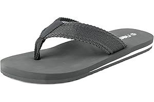 riemot Tong Hommes, Flip Flop, Tongue, Claquettes Ete de Plage et Piscine,Confort et Légères avec Soutien de La Voûte Plantaire, Sandales de Marche Antidérapants, EU 41-47