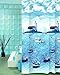 Produktbild Wohnideenshop Duschvorhang 180cm breit x 200cm lang Textil Cunda Meer mit Booten