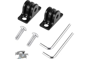 ShiSheng 6Pcs Camera Bracket Adapter Bicycle Mount Adapter Metal Bicycle Bracket Adapter Camera Combo Mount Adapter Screw Action Camera Mount with 2 Pcs Fixed Bracket for Gopro