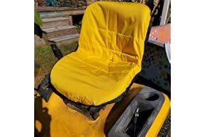 Riding Lawn Mower Seat Cover Skyour Waterproof Tractor Seat Covers Compatible with John Deere/ Kubota/ Craftsman/ Cub Cadet Mower, Universal Lawn Mowers Tractors Seats Covers up to 14" High