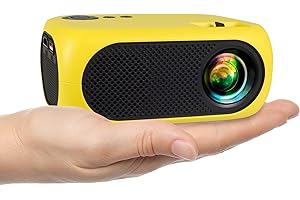 ANKOUJA Mini Proiettore Portatile, Videoproiettori supporto 1080P, per PC/TV Stick/XBOX/PS/DVD